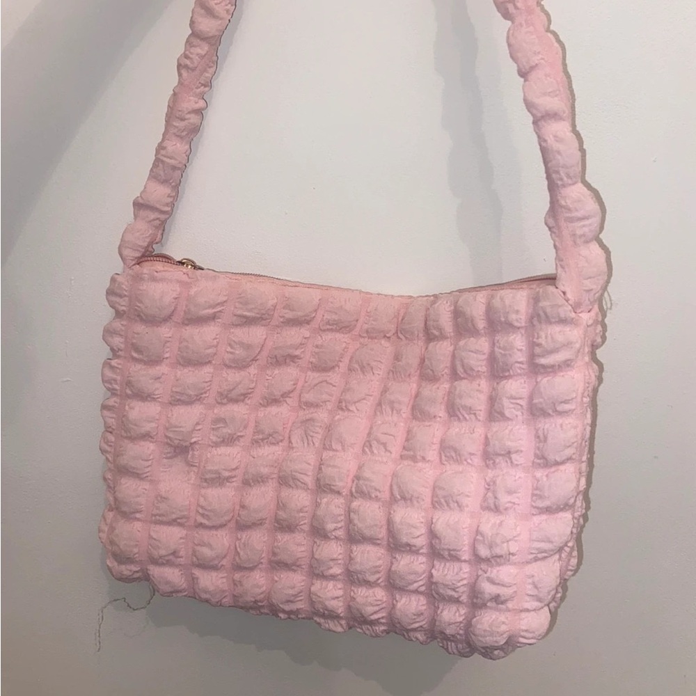 Pink Quilted Women's Bag